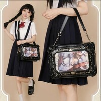 Japanese Style JK Uniform  Kawaii Bow Crossbody Shoulder Bags - Thumbnail 4
