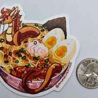 Ramen Noodle Dragon Sticker - Thumbnail 2