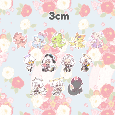 Dragalia/Octopath Stickers