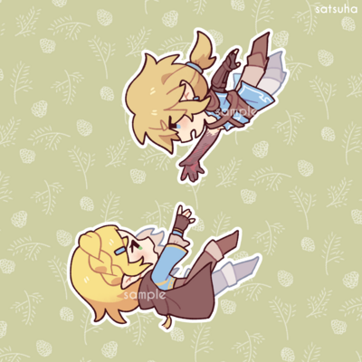 Legend of zelda: totk acrylic charm