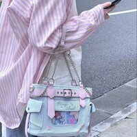   Fairycore Aesthetic Harajuku Denim Handbag  - Thumbnail 2