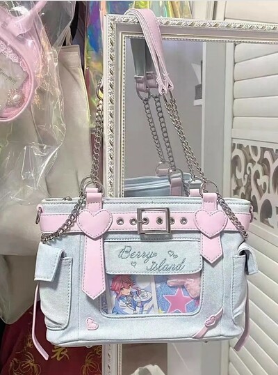   Fairycore Aesthetic Harajuku Denim Handbag 
