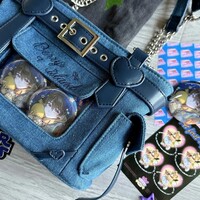   Fairycore Aesthetic Harajuku Denim Handbag  - Thumbnail 6