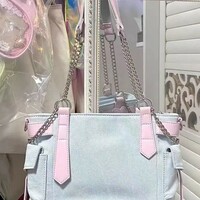   Fairycore Aesthetic Harajuku Denim Handbag  - Thumbnail 4