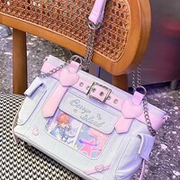   Fairycore Aesthetic Harajuku Denim Handbag  - Thumbnail 5