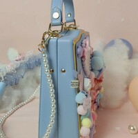 Japanese Cute Style Cosplay Sweet Candy Macaron Leather Handbag - Thumbnail 2