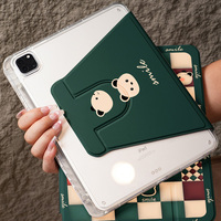 Plaid Bear Pattern Cover For iPad Mini New iPad Air Pro IPMC303 - Thumbnail 4