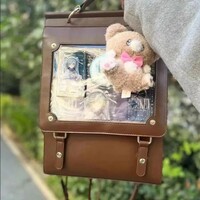  Retro College Vintage Style Large Capacity Backpack - Thumbnail 5