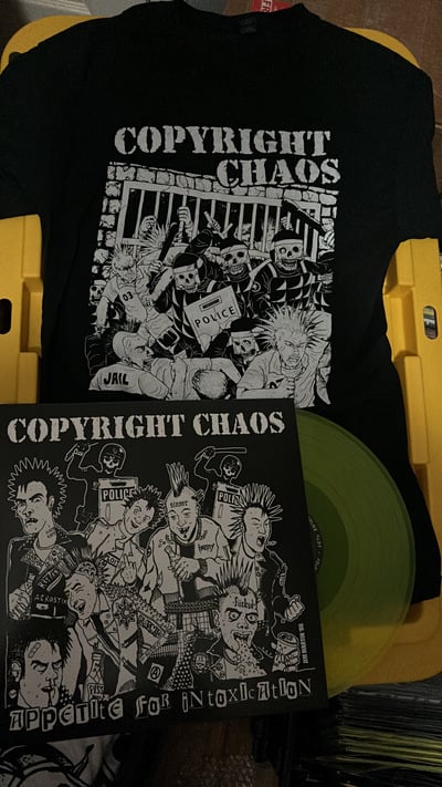 Copyright chaos lp and shirt bundle