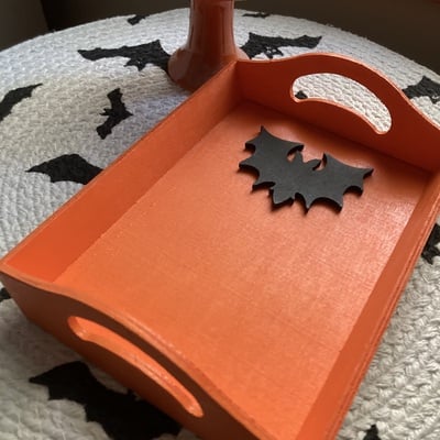 ‘my pet bat’ mini tray