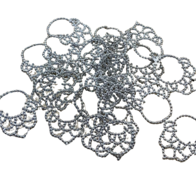 10pcs. Silver Bead Design Necklaces-Fashion Doll