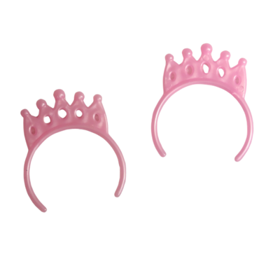 10pcs. pink tiara headbands for fashion dolls