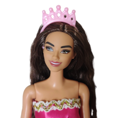 10pcs. pink tiara headbands for fashion dolls