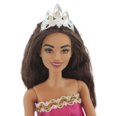 10pcs. Silver Diamond Crowns for Fashion Dolls