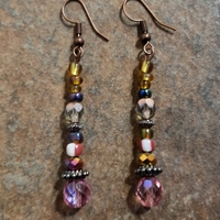 ROYAL PRINCESS 👑 HANDMADE EARRINGS By Nubian Collection Artwear 🎨 - Thumbnail 1