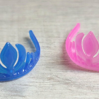 10pcs. blue and pink fashion doll crowns~for 11.5" fashion dolls