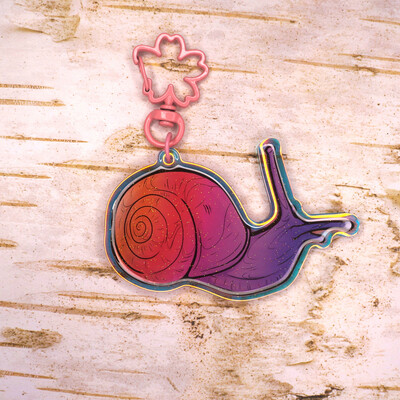 Ambre snail keychain - Thumbnail 4