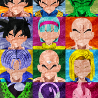 Collage Art Print - DBZ - Thumbnail 1