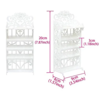 Fashion Doll Shoe Rack w/20 pairs of Shoes - Thumbnail 2