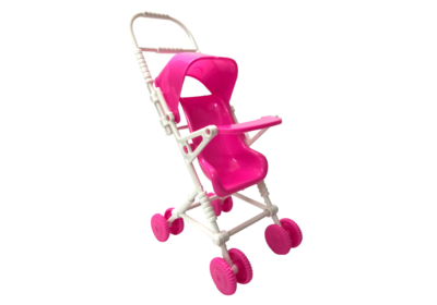 Pink Stroller w/Free Baby Doll-for Fashion Dolls