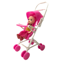Pink Stroller w/Free Baby Doll-for Fashion Dolls - Thumbnail 2