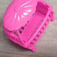 Adorable Pink Fashion Doll Baby Crib - Thumbnail 1