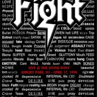 Fight live at the stone pony asbury park, nj. 1994 dvd