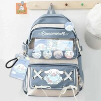 Kawaii Kuromi Anime Backpack Student School Bag - Thumbnail 3