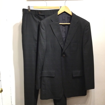 Im project dark navy plaid suit  - Thumbnail 2