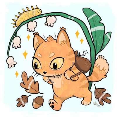 Adventure Kitty Print