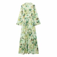 Street Style Printed Midi Dress - Thumbnail 1