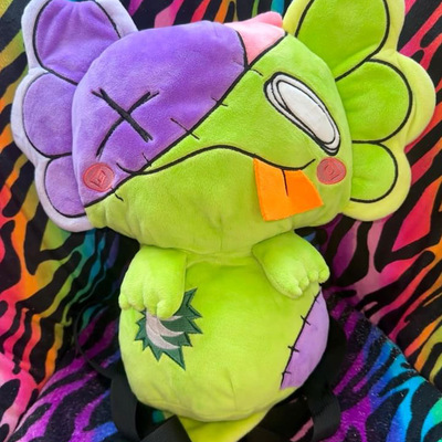 Zombielotl plushie backpack