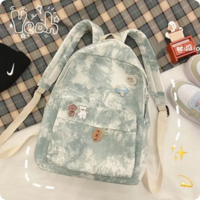 Kawaii Sweet Tie Dye Canvas Backpack - Thumbnail 4