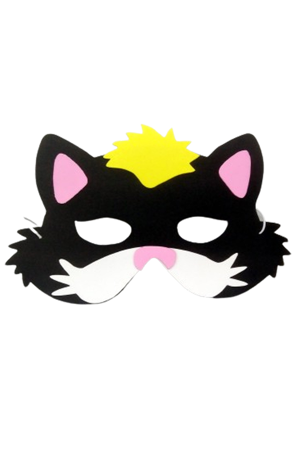 Cat Eva Kids Mask, EVA Animal Masks for Kids, Birthday party Masks