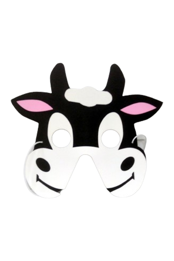 Cow Eva Kids Mask, EVA Animal Masks for Kids, Birthday party Masks