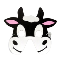 Cow Eva Kids Mask, EVA Animal Masks for Kids, Birthday party Masks