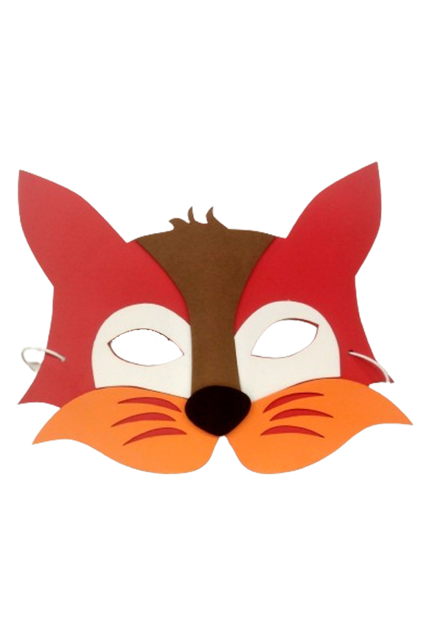 Fox Eva Kids Mask, EVA Animal Masks for Kids, Birthday party Masks