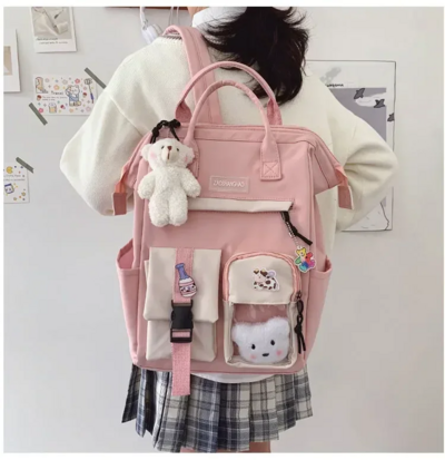 Candy Color Kawaii Backpack School Bag