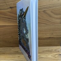 Eqqus Unicornus, Unicorn Journal notebook polymer clay cover - Thumbnail 2