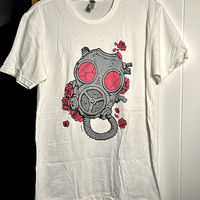 Pink Gasmask T-Shirt, Short Sleeved - Thumbnail 2