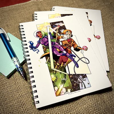 Sci fi/fantasy genre notebook