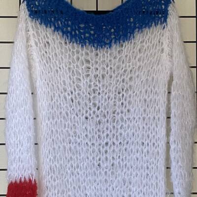 Faux mohair sweater (medium) vegan