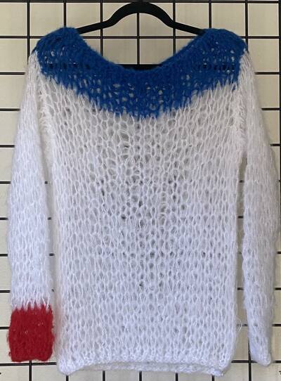 FAUX MOHAIR SWEATER (MEDIUM) VEGAN