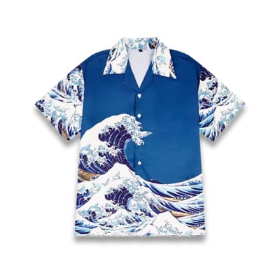 Kanagawa wave shirt v.2