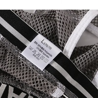 3PK Wangjiang Men's sexy underwear mesh holes pouch separator cut-out boxer briefs underpants Pink 5022PJ - Thumbnail 5