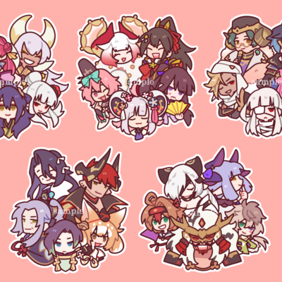 Dragalia lost wyrmclan stickers