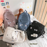 Multi Pocket Waterproof Harajuku Cute School Bag - Thumbnail 9