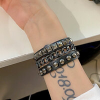Grunge punk bracelet - Thumbnail 3