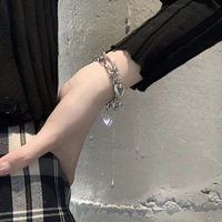 Y2k alternative hearts bracelet - Thumbnail 5
