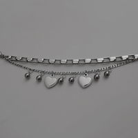 Y2k alternative hearts bracelet - Thumbnail 2